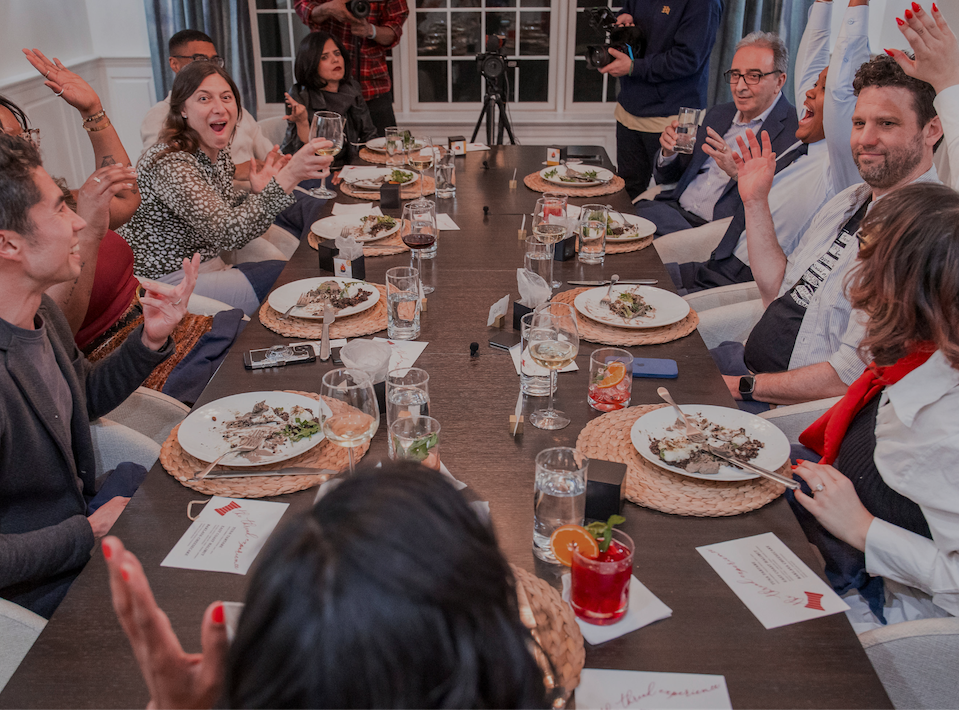 Sitting around the table at The Thread Experience